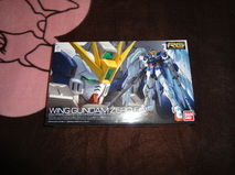 BANDAI RG版1/144 No.17 WING GUNDAM ZERO EW 天使鋼彈+魂商店限定版臺座...一元起標無底價啦~ 