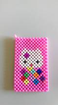 手工藝品(串珠Hello Kitty悠遊卡套)