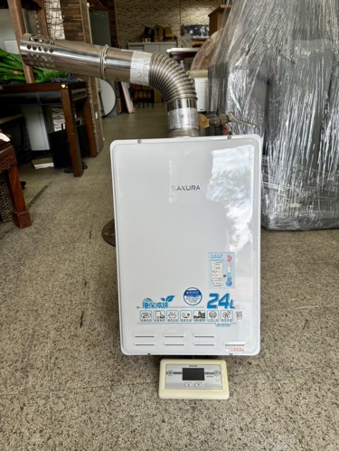 香榭二手家具*SAKURA櫻花牌 24L 環保減排智能恆溫熱水器-型號:SH2470A -天然氣-天然瓦斯-中古熱水器-