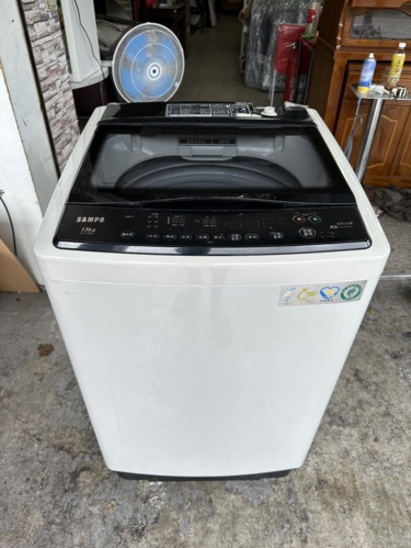 香榭二手家具*SAMPO聲寶13公斤窄身超震波變頻洗衣機-型號:ES-...