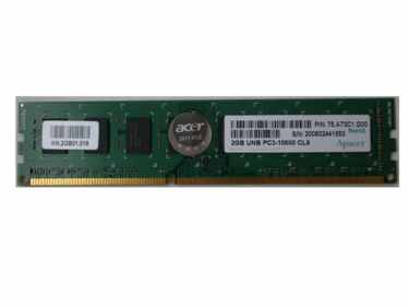 2GB DDR3 記憶體 1只 (桌機用) (原用於Acer Veriton M480桌機)