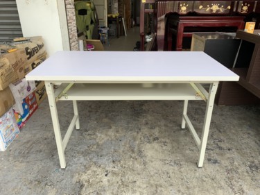 香榭二手家具*全新品白面H型2x4尺折合會議桌-折疊桌-開會桌-事務桌...