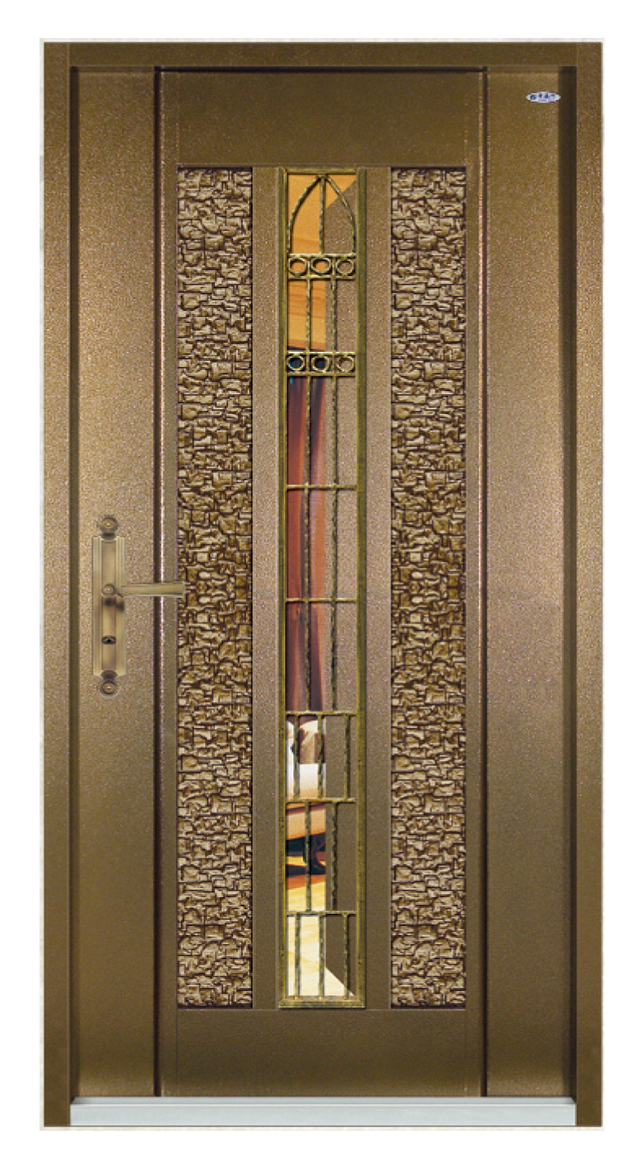 歐式造型  手工打造  門中門 SE-409 黃古銅