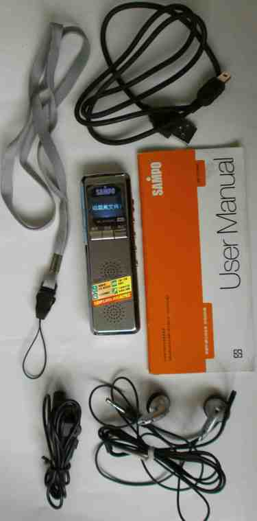 SAMPO聲寶W1008PL錄音筆(4GB)