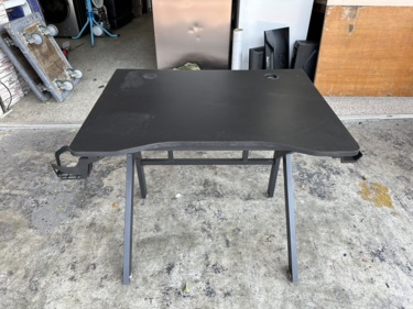 香榭二手家具*黑色2.7尺簡易型電腦桌-電競桌-書桌-工作桌-業務桌-...