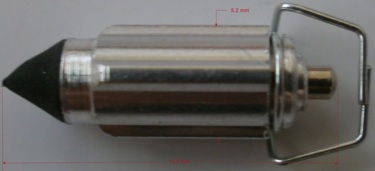 機車化油器三角油針(外徑φ5.2mm，長度15.5 mm) (裸裝) ，售出不退