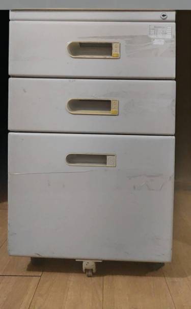 OA灰色三層活動櫃/資料櫃/公文櫃/抽屜櫃/檔案櫃/置物櫃/文件櫃/鐵...