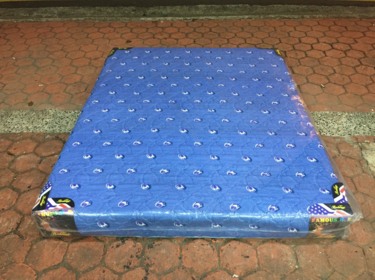 香榭二手家具*全新品標準雙人5x6.2尺冬夏兩用彈簧床墊-雙人床-套房...