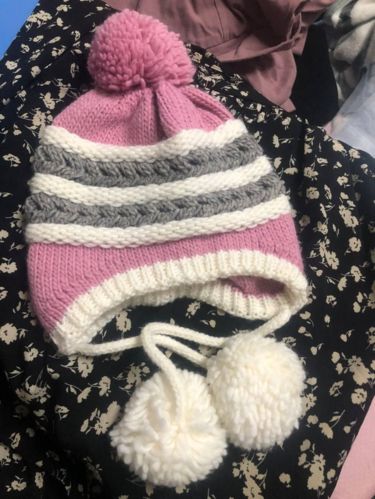 ROSEMAYR廠商寄賣-Y2480大毛球保暖針織毛線帽