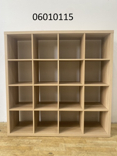 【太順二手傢俱生活館】二手/中古梧桐色16格櫃開放式展示櫃書櫃收納櫃-...